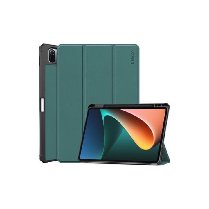 Husa tableta pentru Xiaomi Pad 5/5 Pro, verde