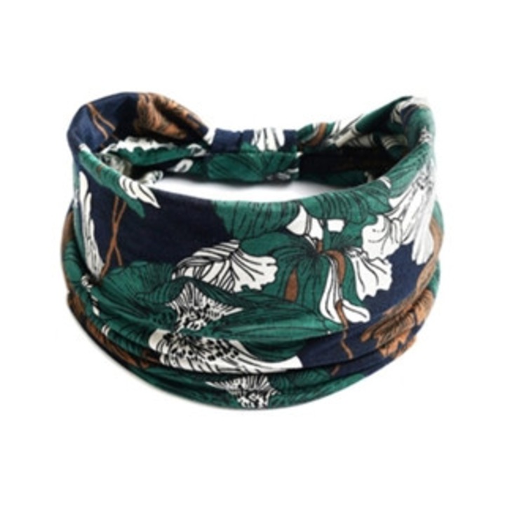 Bentite elastice din bumbac, stil boho, set de 2, multicolor