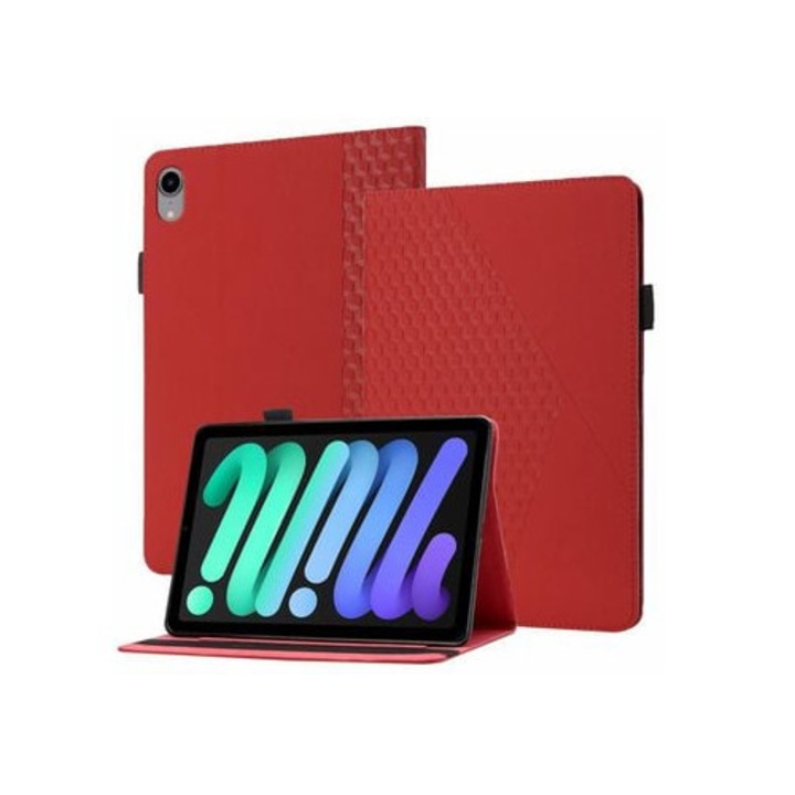 Husa tableta, compatibila cu iPad Mini (2021), rosie