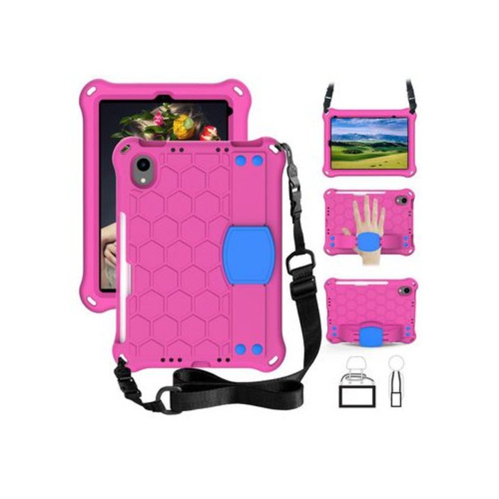 Husa tableta, compatibila cu iPad Mini (2021), roz