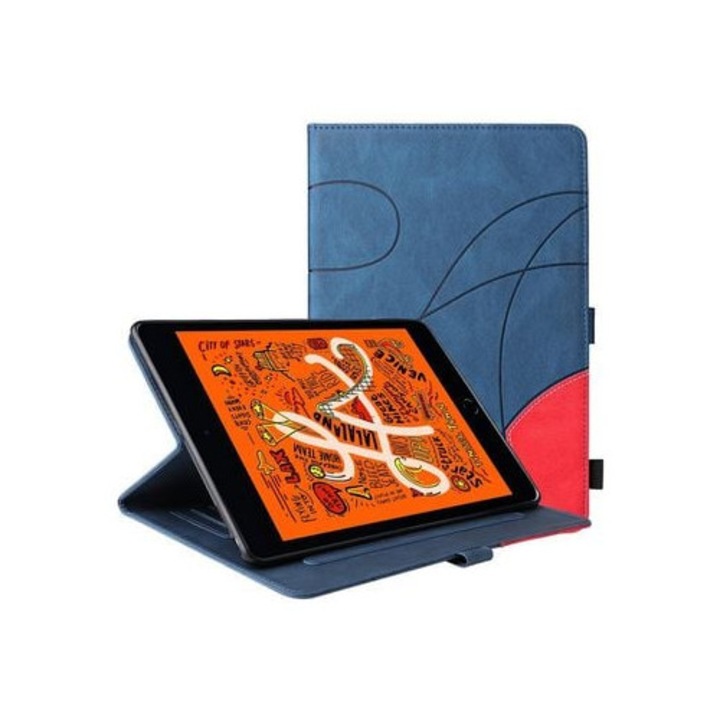 Husa tableta pentru iPad Mini 7.9, albastra, set pentru modele Mini 2/3/4 (2019)