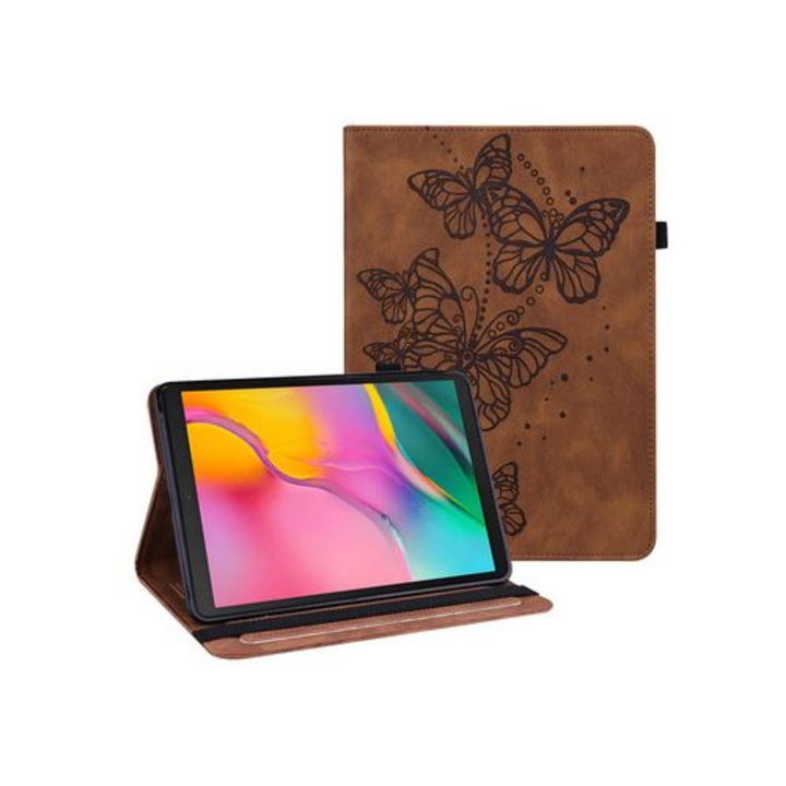 Husa tableta pentru Samsung Galaxy Tab S7, culoare maro