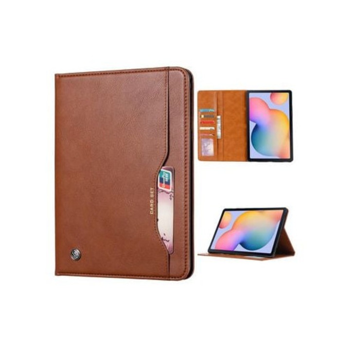 Husa tableta pentru Samsung Galaxy Tab A7 10.4 (2020) T505/T500, maro