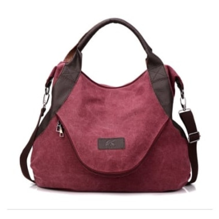 Női válltáska, minimalista, retró, vintage, többszínű, 30x25cm