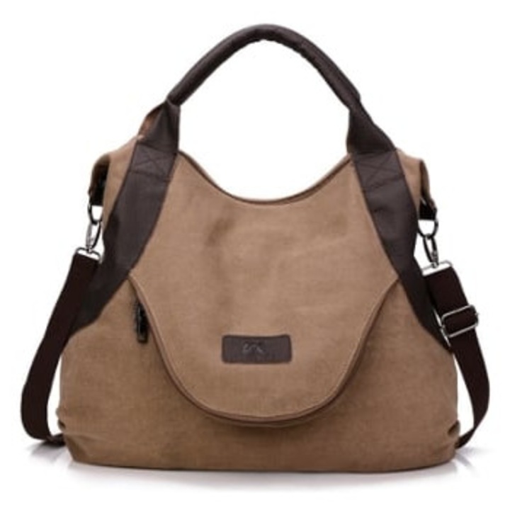 Női válltáska, minimalista, retró, vintage, többszínű, 30x25cm