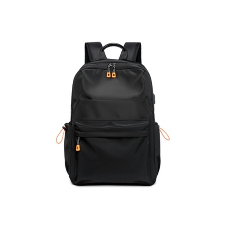 Rucsac barbati, capacitate mare, negru, pentru laptop, scoala, calatorie