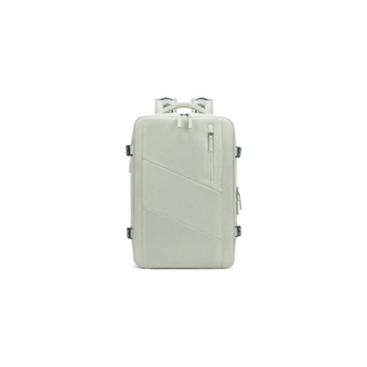 Unisex laptop hátizsák, nagy, USB porttal, mentazöld