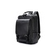 Rucsac laptop din piele naturala, impermeabil, negru, 2257