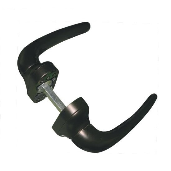 Maner usa aluminiu pentru baie negru