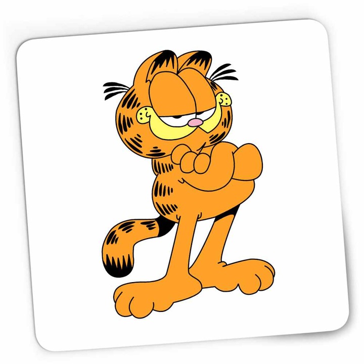 Gaming egérpad Garfield Motanul Lenes, 21x19cm