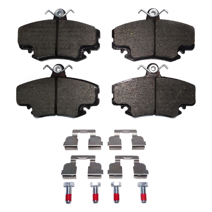 Комплект накладки FERMIT, предни, Dacia Logan 2004-2012, 100x65x18 mm