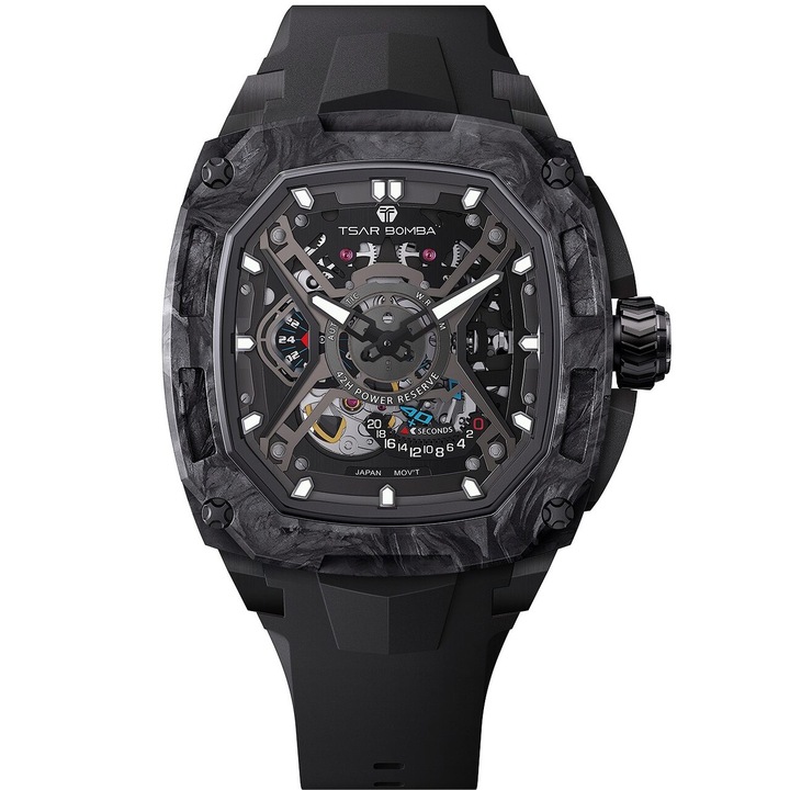 Tsar Bomba TB8605A-04 Mens Watch Dark Matter Automatic 46mm 5ATM