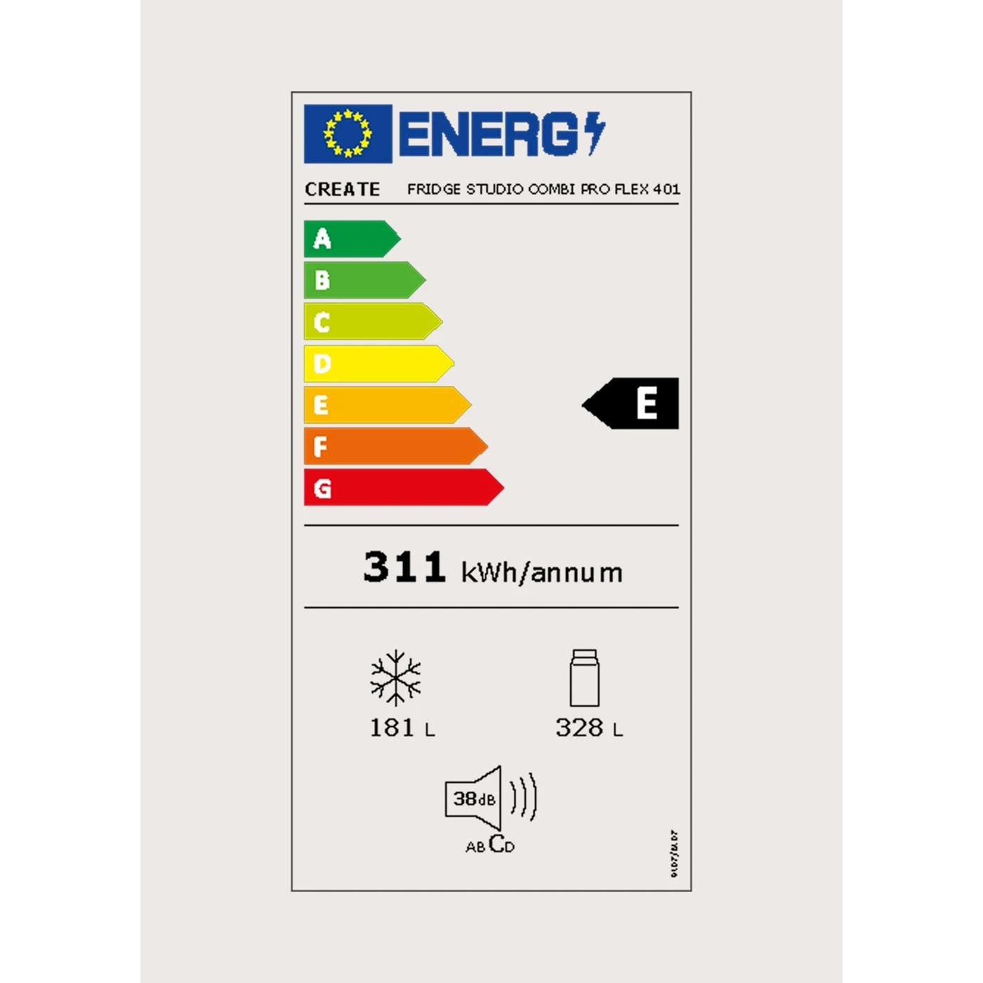 Frigider No Frost French Door cu usi din sticla CREATE, Studio Pro Flex, 401 litri, H 190 cm, congelator 149 litri, Tehnologie Inverter, temperatura reglabila, 3 rafturi din sticla, 4 compartimente pe usa, sistem Care, functie MultiAirFlow, negru