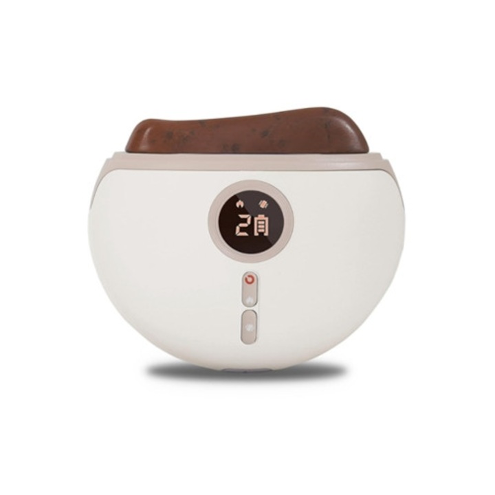 Електрически масажор за лице с три нива на температура и вибрация, 1000mAh, против стареене