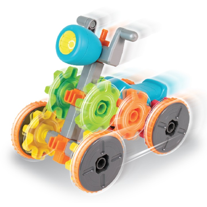 Set de construcție 3 în 1, Stem kidz, Atelierul de vehicule, 40 piese, 28.6x23.8x7.6cm, pentru 4 ani+