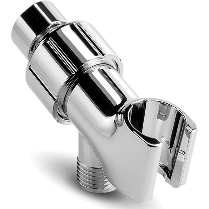 Suport universal pentru cap de dus, crom, din plastic