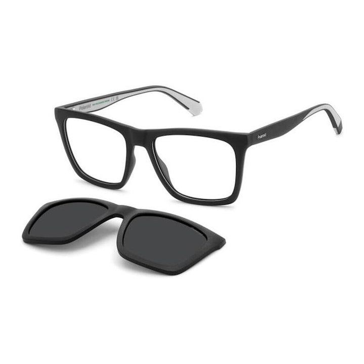 Rame ochelari de vedere barbati Polaroid clip-on PLD D591/C O6W, 55mm