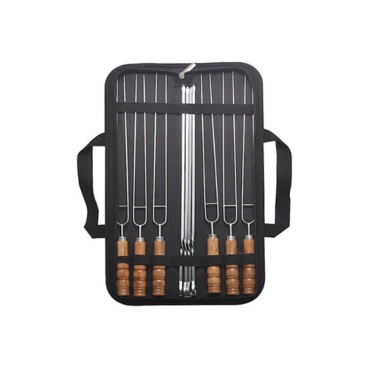 Set 10 Ustensile gratar, Bete de frigarui Metalice