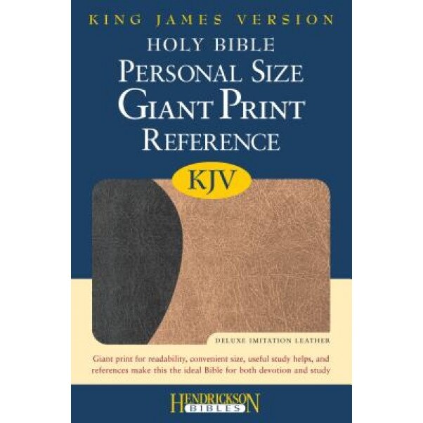 Personal Size Giant Print Reference Bible-KJV, Hendrickson Publishers (Manufactured by)
