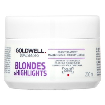 Masca Goldwell Dualsenses Blondes & Highlights 60sec Treatment 200 ml Masca Goldwell Dualsenses Blondes & Highlights 60sec Treatment 200 ml