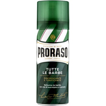 Spuma de ras revigoranta PRORASO Green 100 ml Spuma de ras revigoranta PRORASO Green 100 ml