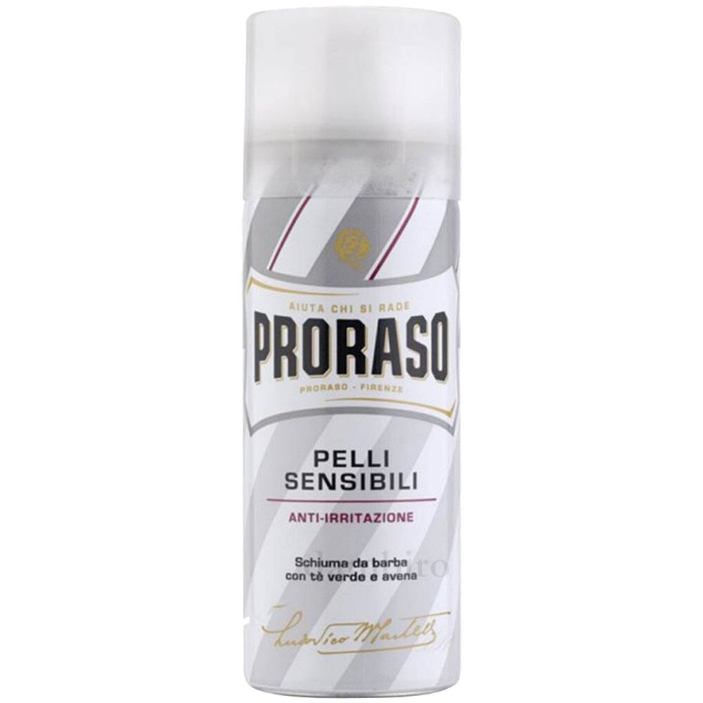 Spuma de ras pentru piele sensibila PRORASO White 300 ml