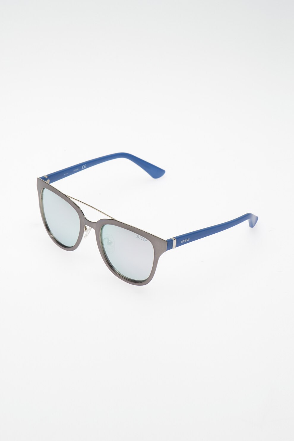 Guess, Ochelari de soare oglinda, Albastru royal, 52-21-140 Standard