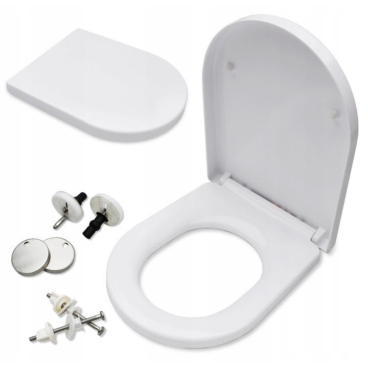 Комплект капак за тоалетна чиния Medas Antibacterian Duroplast Multicolor