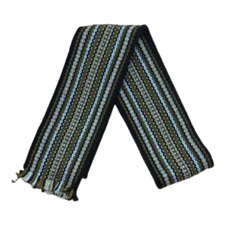 Brau traditional pentru adulti, maro-negru, 7x175cm