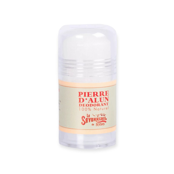 Deodorant stick natural Piatra de Alaun, La Savonnerie de Nyons, hipoalergenic, 150 gr, pentru piele sensibila, fara parfum