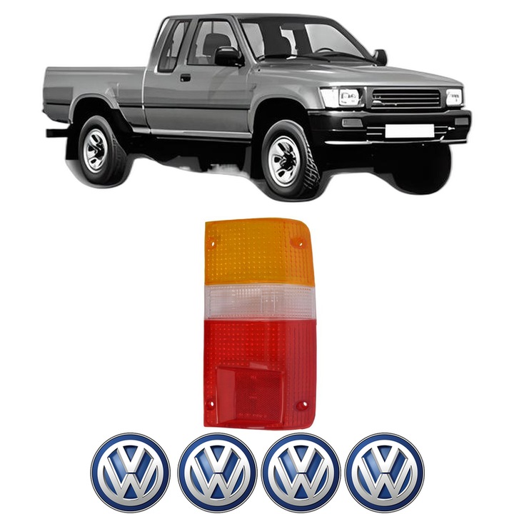 Lampa Stop Spate Dreapta Volkswagen TARO din 1989-1997, Auto, DEPO, 4x Stickere auto cu Volkswagen