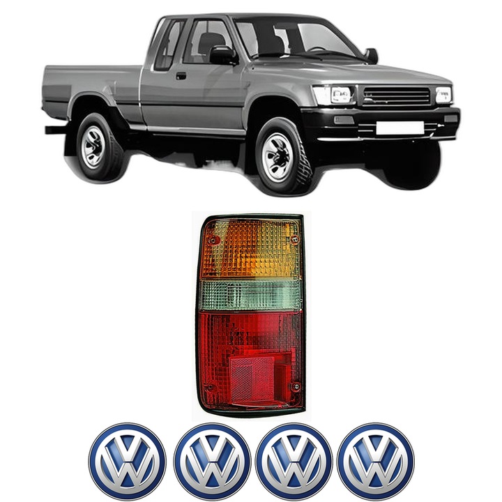 Lampa Stop Spate Stanga Volkswagen TARO din 1989-1997, Auto, DEPO, 4x Stickere auto cu Volkswagen
