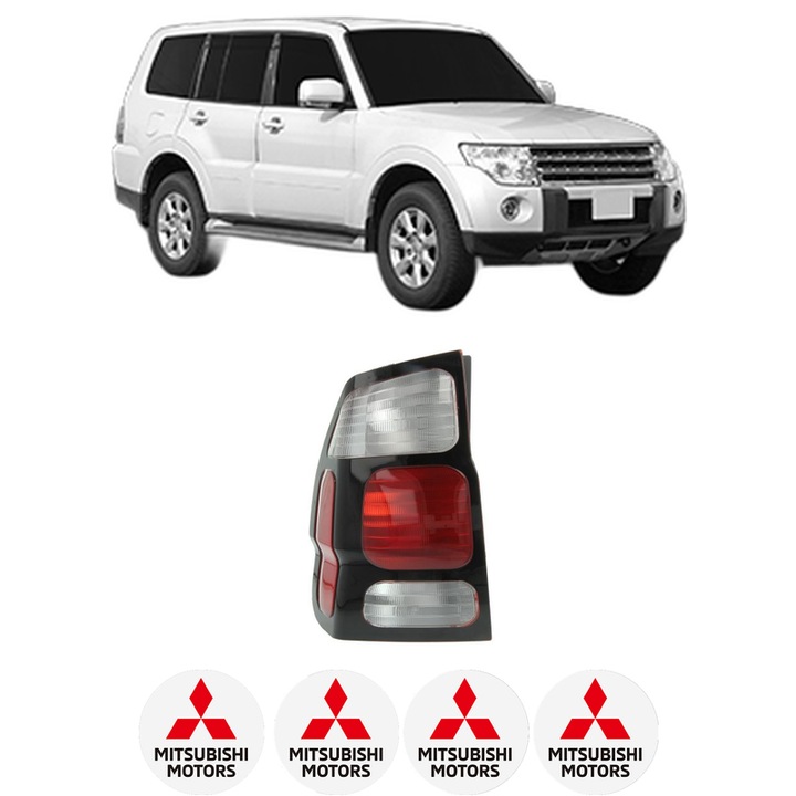 Lampa Stop Spate Stanga MITSUBISHI PAJERO IV Van (V9_, V8_, V8_V) din 2006-2010, Auto, DEPO, 4x Stickere auto cu MITSUBISHI