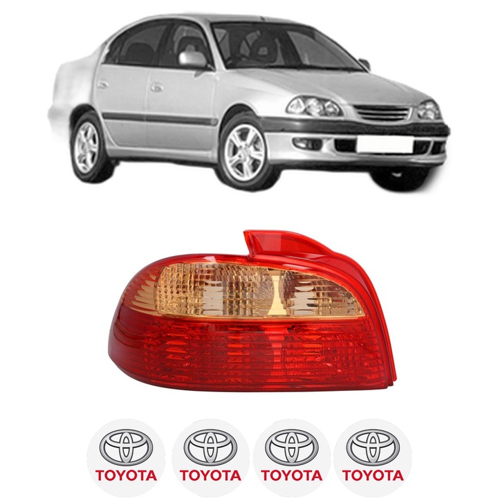 Lampa Stop Spate Stanga TOYOTA AVENSIS (_T22_) din 1997-2003, Auto, DEPO, 4x Stickere auto cu TOYOTA