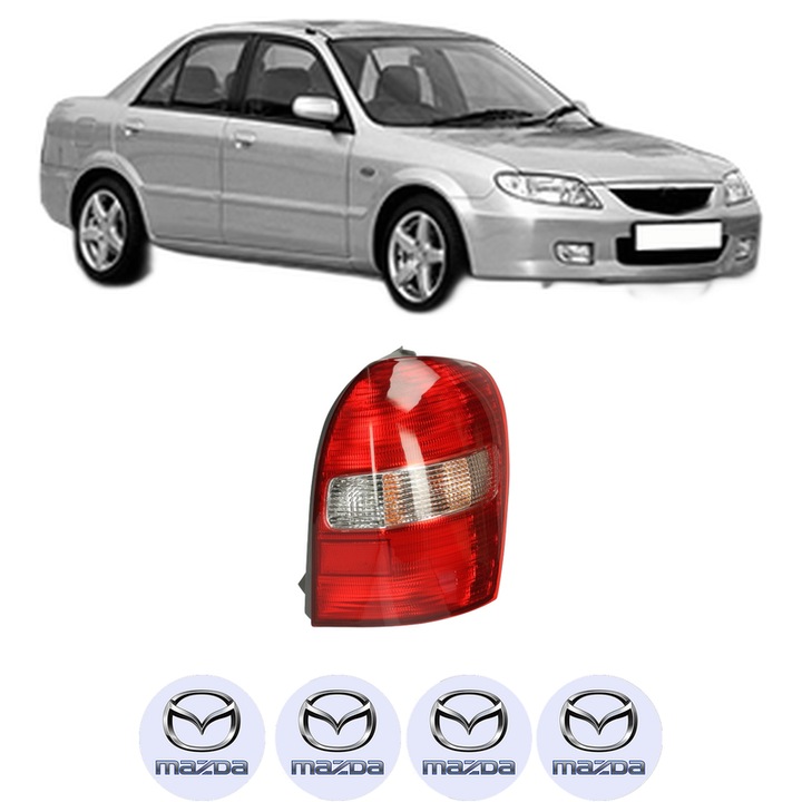 Lampa Stop Spate Dreapta MAZDA 323 S VI Saloon (BJ) din 1998-2004, Auto, DEPO, 4x Stickere auto cu MAZDA