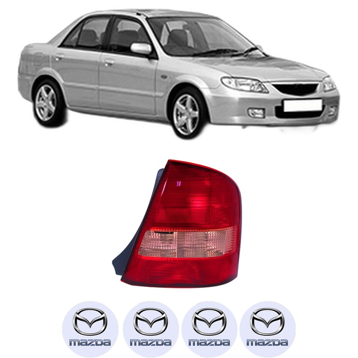 Lampa Stop Spate Dreapta MAZDA 323 S VI Saloon (BJ) din 1998-2004, Auto, DEPO, 4x Stickere auto cu MAZDA