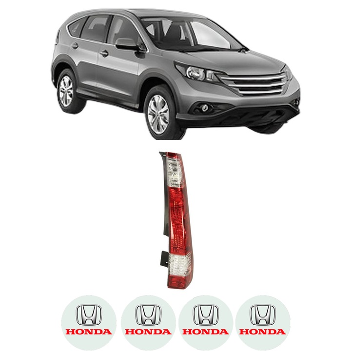 Lampa Stop Spate Dreapta HONDA CR-V IV (RM_) din 2012-2013, Auto, DEPO, 4x Stickere auto cu HONDA