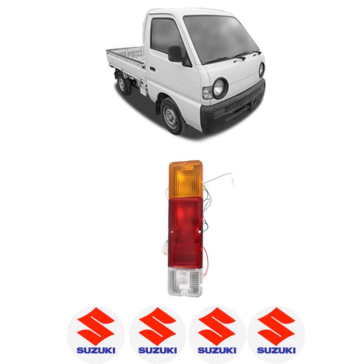 Lampa Stop Spate Dreapta SUZUKI CARRY Platform/Chassis din 1992-1999, Auto, DEPO, 4x Stickere auto cu SUZUKI