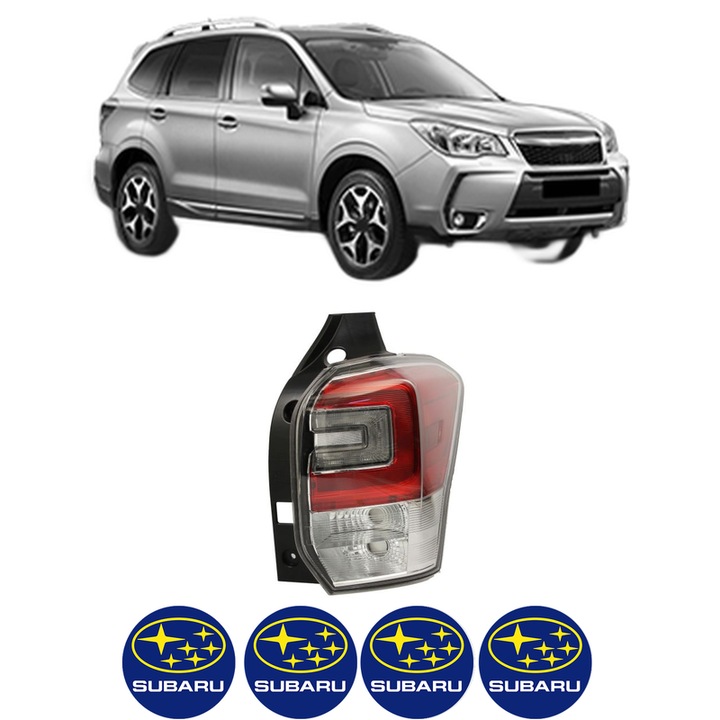 Lampa Stop Spate Dreapta SUBARU FORESTER (SJ_) din 2012-2013, Auto, DEPO, 4x Stickere auto cu SUBARU