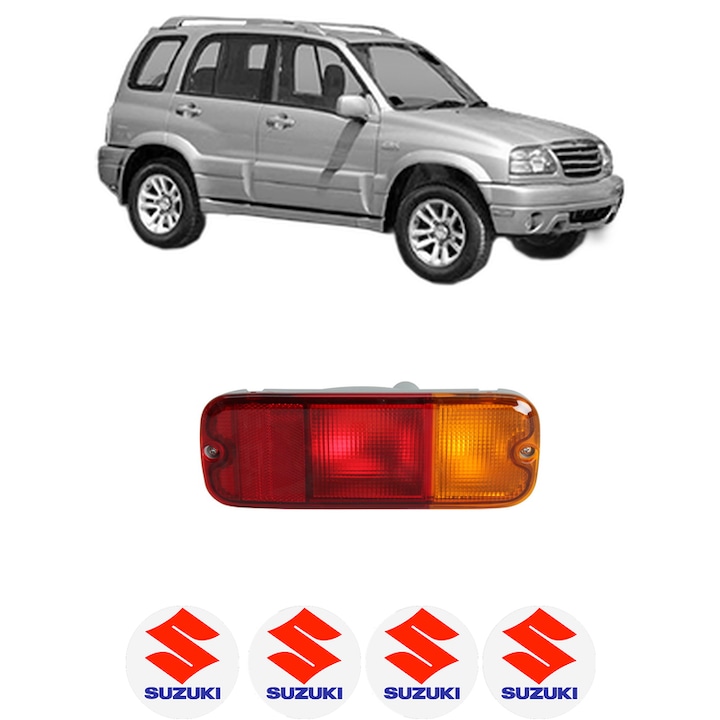 Lampa Stop Spate Dreapta SUZUKI GRAND VITARA I (FT, HT) din 1998-2005, Auto, DEPO, 4x Stickere auto cu SUZUKI