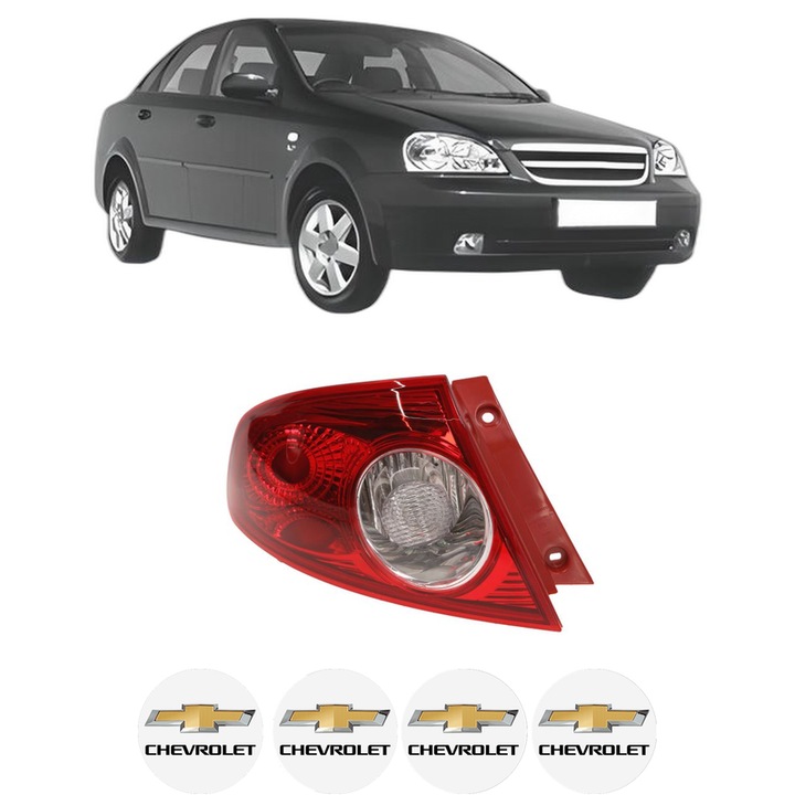 Lampa Stop Spate Stanga CHEVROLET LACETTI Saloon (J200) din 2003-2013, Auto, DEPO, 4x Stickere auto cu CHEVROLET