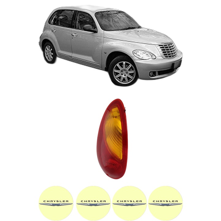 Lampa Stop Spate Stanga CHRYSLER PT CRUISER (PT_) din 2000-2010, Auto, DEPO, 4x Stickere auto cu CHRYSLER