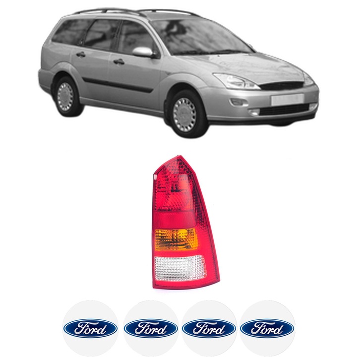 Lampa Stop Spate Dreapta FORD FOCUS I Turnier (DNW) din 1999-2005, Auto, DEPO, 4x Stickere auto cu FORD