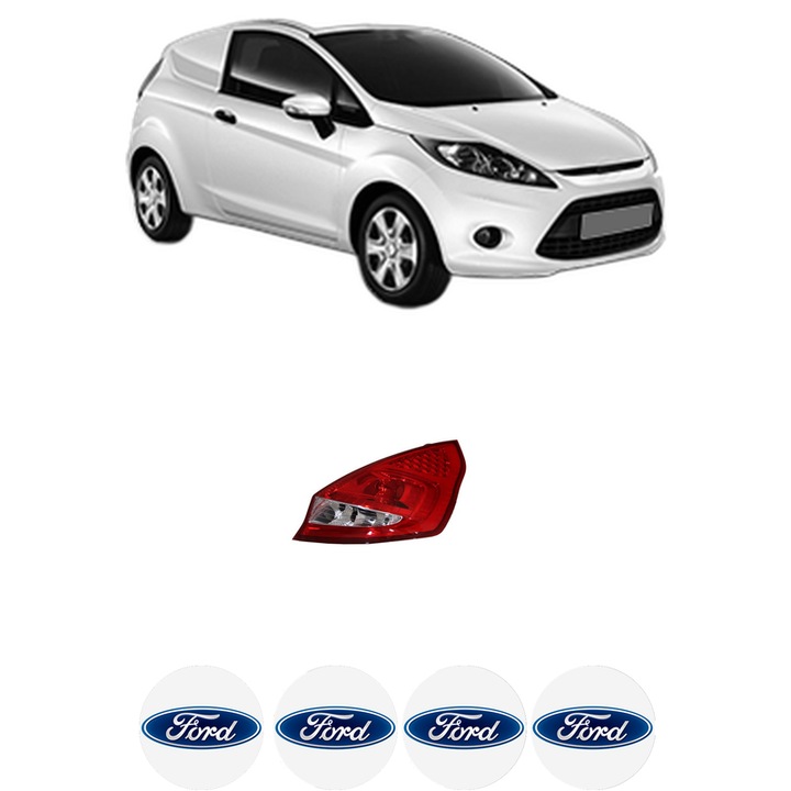 Lampa Stop Spate Dreapta FORD FIESTA VI Van din 2009-2017, Auto, DEPO, 4x Stickere auto cu FORD