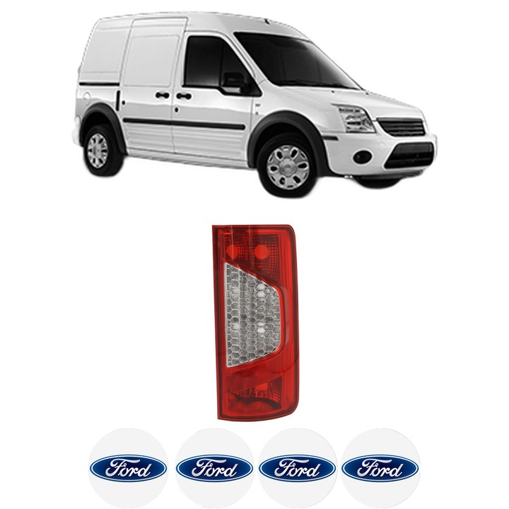 Lampa Stop Spate Dreapta FORD TRANSIT CONNECT (P65_, P70_, P80_) din 2002-2013, Auto, DEPO, 4x Stickere auto cu FORD