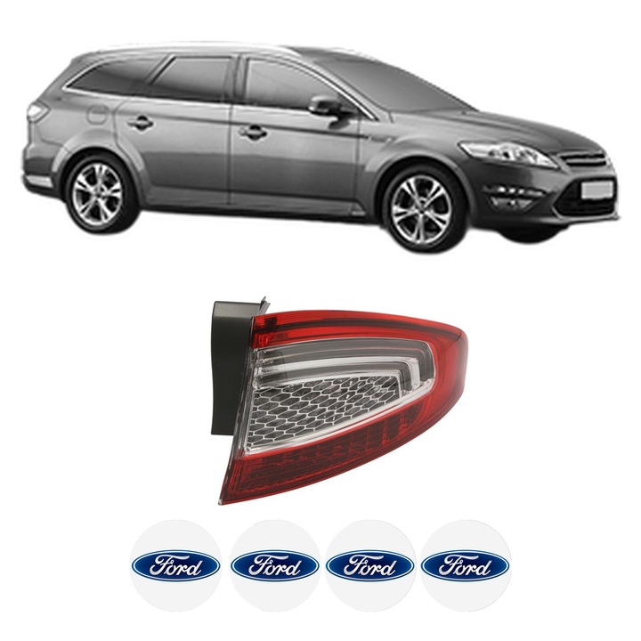Lampa Stop Spate Dreapta FORD MONDEO IV Van din 2007-2014, Auto, DEPO, 4x Stickere auto cu FORD