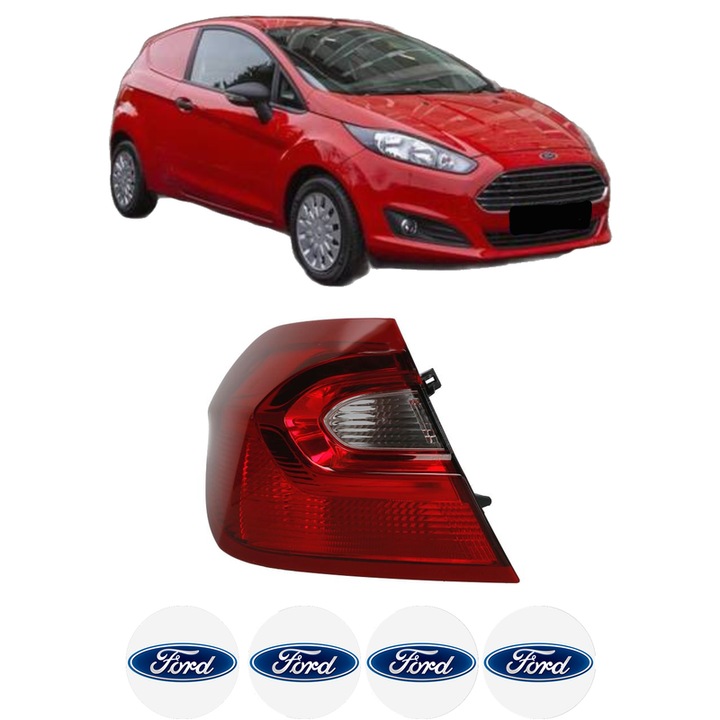 Lampa Stop Spate Stanga FORD FIESTA VII Van din 2018-2020, Auto, DEPO, 4x Stickere auto cu FORD