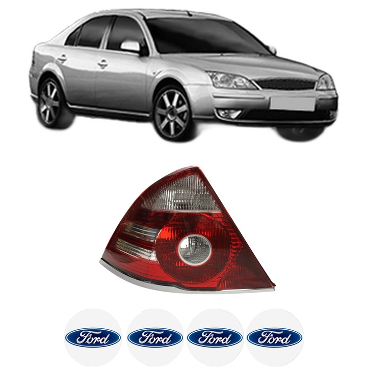 Lampa Stop Spate Stanga FORD MONDEO III Saloon (B4Y) din 2000-2007, Auto, DEPO, 4x Stickere auto cu FORD