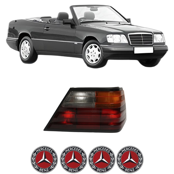 Lampa Stop Spate Dreapta MERCEDES-BENZ 124 Convertible (A124) din 1992-1993, Auto, DEPO, 4x Stickere auto cu MERCEDES-BENZ