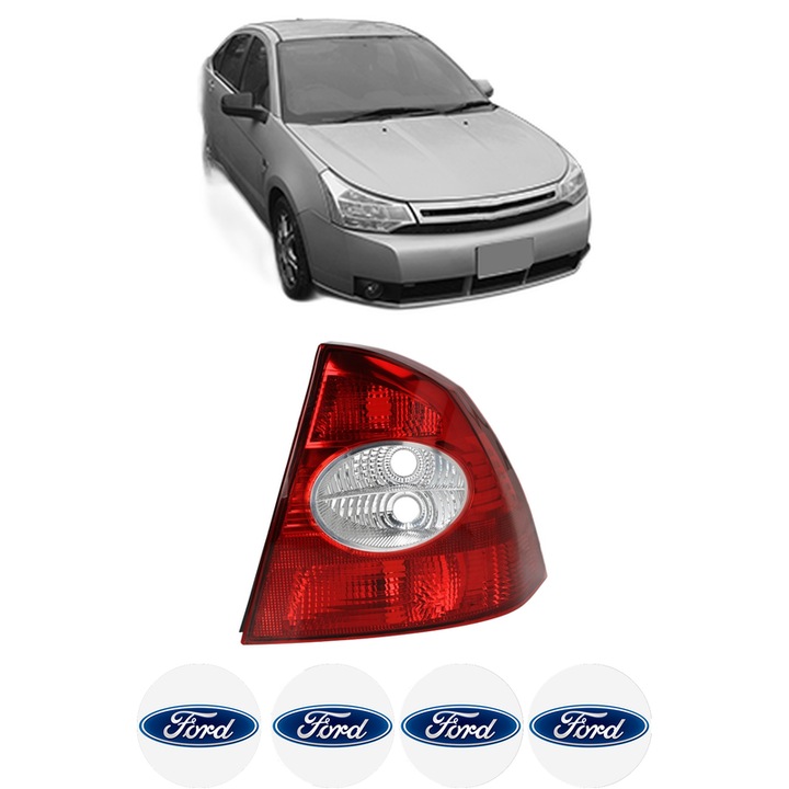 Lampa Stop Spate Dreapta FORD USA FOCUS din 1998-2021, Auto, DEPO, 4x Stickere auto cu FORD USA